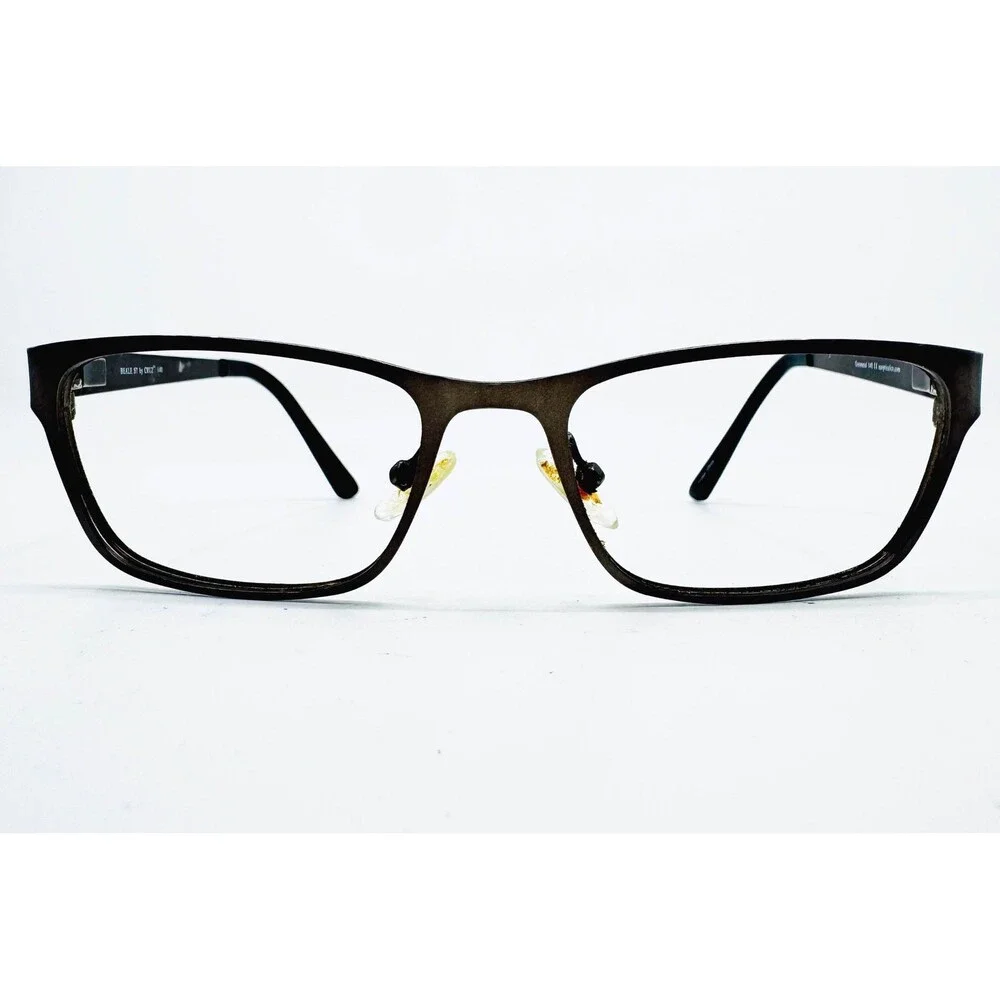 Cruz Beale St Eyeglasses Mens Gunmetal Full Rim Rectangle Frames 140 54-18-140